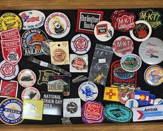 Train patches and buttons
