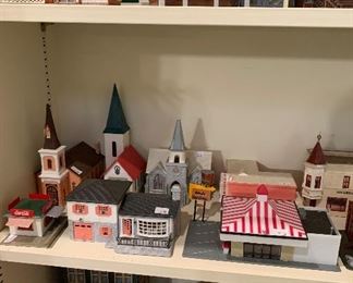 Built out kits, mostly HO scale