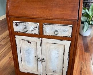 Small secretary cabinet.