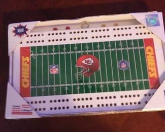 Chiefs Cribbage, Hangs on Wall, Factory Sealed