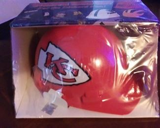 Chiefs Stadium Hard Hat, plastic front packaging torn