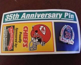 Chiefs 35th Anniversary Pin