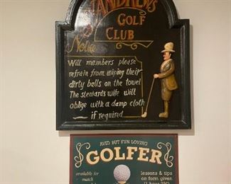 . . . more golf art