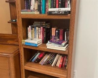 . . . a nice oak open book shelf