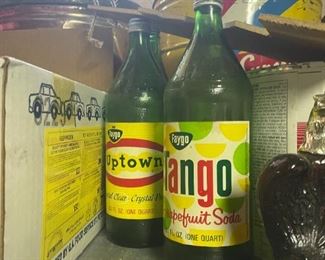. . . vintage Faygo pop bottles