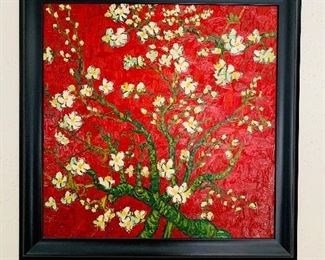 Cherry blossom painting