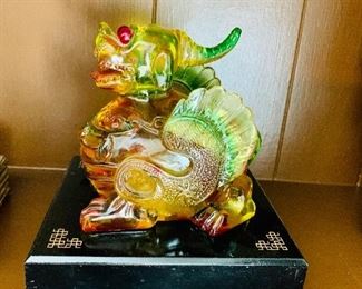 Feng Shui Dragon Figure With Stand