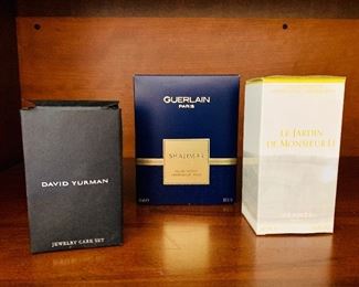 Unopened fragrances: Guerlain Shalimar and Hermes Le Jardin de Monsieur Li