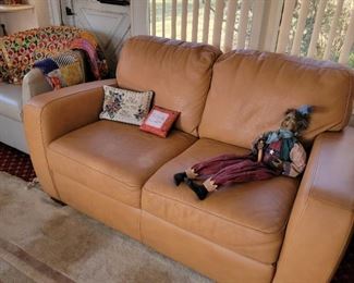 2-cushion sofa measures 33" high x 63" wide x 37" deep