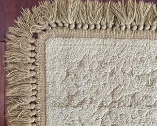 Large 12x8ft 1960s Green Rug 108x152in