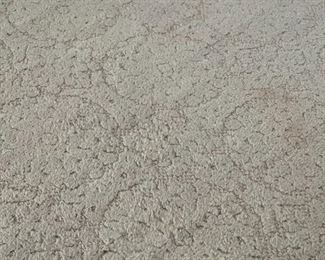 Large 12x8ft 1960s Green Rug 108x152in