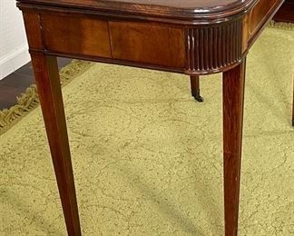 Antique Mahogany Console / Flip Top Table 31x40x20in HxWxD