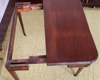 Antique Mahogany Console / Flip Top Table 31x40x20in HxWxD