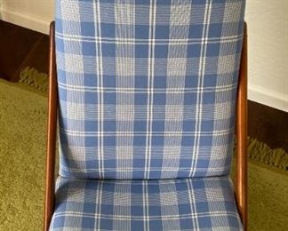 MCM Mogens Kold Boomerang Rocking Chair 1960 Teak Danish Modern 40x24x33in HxWxD