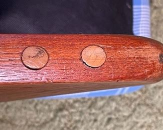 MCM Mogens Kold Boomerang Rocking Chair 1960 Teak Danish Modern 40x24x33in HxWxD