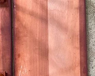 As-Is Vintage MCM Walnut Nesting Tables Large: 19.5x26x15in HxWxD