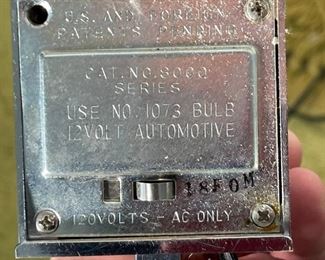 60’s vintage Lytegem Lightolier MCM Telescoping Eyeball Lamp by Michael Lax 11.5 in x 2.5 x 3.5in HxWxD