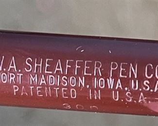 Sheaffer’s Desk Fountain Pen Set Brown Stone Sheaffers 7 x 7 x 4.5in HxWxD