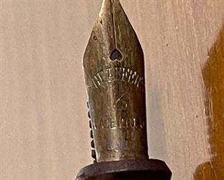 Sheaffer’s Desk Fountain Pen Set Brown Stone Sheaffers 7 x 7 x 4.5in HxWxD