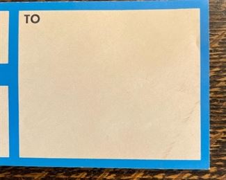 1960s Chrysler Mopar Unused Box Labels Factory Mailing Labels 15 pieces 3 x 7in