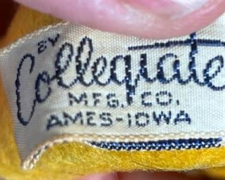 1940s KU Jayhawk Plush Toy University Of Kansas Mascot Personality Pet Collegiate 6.5 inches high