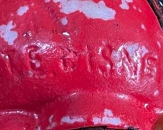 1930s Mickey Mouse Doughboy Soldier Figure Ceramic Bisque Japan 3.25 inches high