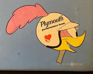 1968 Chrysler Plymouth Advance Information Road Runner Dealer Binder Brochure Holder Performance Team 12.5 x 10.25