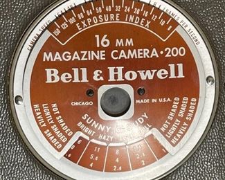 Bell & Howell Model 200 16mm Film Magazine Camera Box: 3x9x7in HxWxD