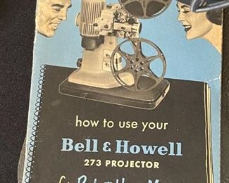 Bell & Howell 16mm Film Projector 273 Model A 16x13x8.5in HxWxD