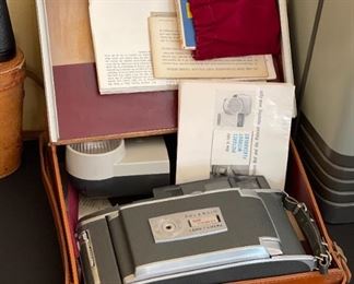 Polaroid 900 Electric Eye Land Camera Case: 4x12x11in HxWxD