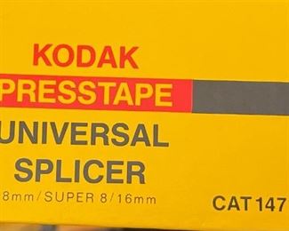 Kodak Presstape Universal Film Splicer in box 2.5 x 6 x 6.25in HxWxD