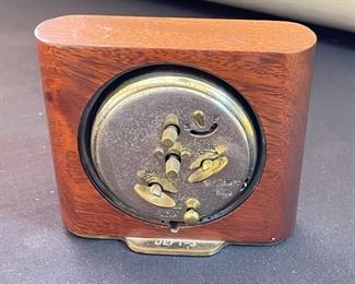 Seth Thomas Vintage Alarm Clock DEFT-3 3.75x4.25x2in HxWxD