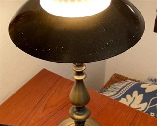 Vintage Brass Lamp 22 x 14in diameter