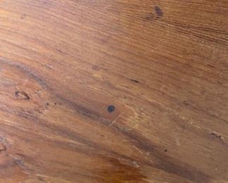 Vintage MCM Teak Domino Mobler Danish Modern Desk 28 x 23.5 x 53in HxWxD