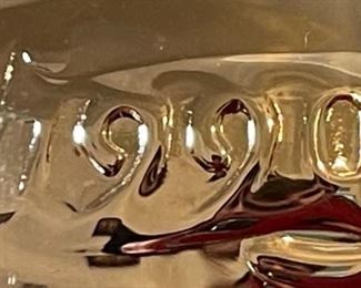 Wallace Silversmiths Ornament 1990 Sleigh Bell Silver Plated Box: 3x3.75x3.75in HxWxD