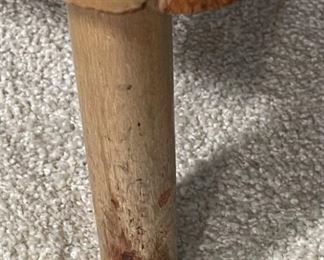 Vintage MCM Carl Bissman Solid Walnut Kidney Desk 28 x 48 x 26in HxWxD