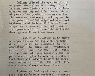 Original Art Jill Bush Ballerina Pastel Drawing Frame: 18 x 20in <BR>Image: 11.5 x 13.25in