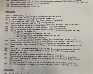 Original Art Jill Bush Ballerina Pastel Drawing Frame: 18 x 20in <BR>Image: 11.5 x 13.25in