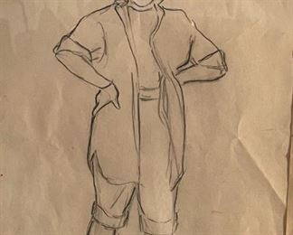 Orignal Framed Sketches Merrill Sketch Frame: 13 x 17in