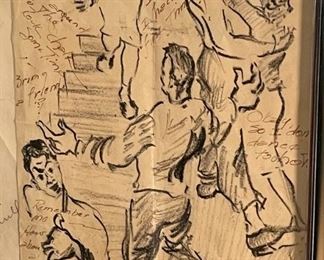 Orignal Framed Sketches Merrill Sketch Frame: 13 x 17in