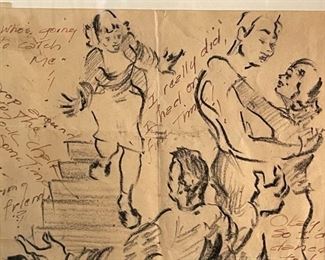 Orignal Framed Sketches Merrill Sketch Frame: 13 x 17in