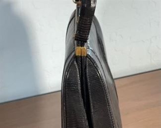 Vintage Coblentz France Textured Leather Purse Handbag 8x9.5x3.75in HxWxD