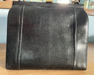 Vintage Coblentz France Textured Leather Purse Handbag 8x9.5x3.75in HxWxD