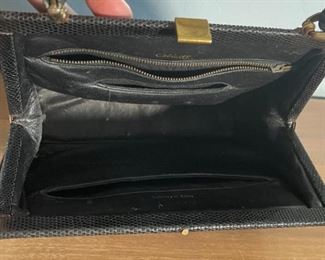 Vintage Coblentz France Textured Leather Purse Handbag 8x9.5x3.75in HxWxD