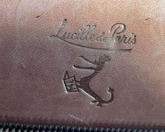 Vintage Lucille De Paris Alligator Purse Handbag 8.5x9.5x2.75in HxWxD