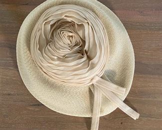 Vintage Reproduction of Christian Dior Hat Harzfelds 5x11x12<BR> Inside diameter: 6.75in