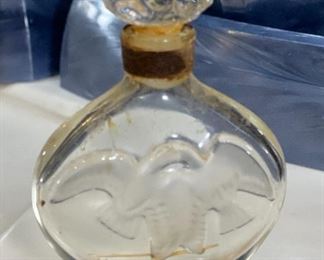 Vintage Nina Ricci L' Air Du Temps Perfume Bottle 3in H