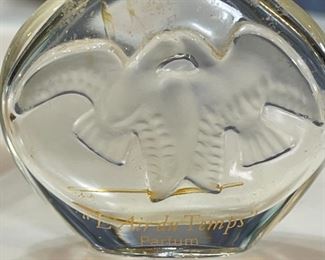Vintage Nina Ricci L' Air Du Temps Perfume Bottle 3in H