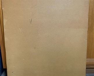 1936 Original Art Child Portrait Unframed Joe Thornhill 27x21in