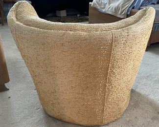 AS-IS 60s Vintage Upholstered Chair 30 x 33 x 33in HxWxD